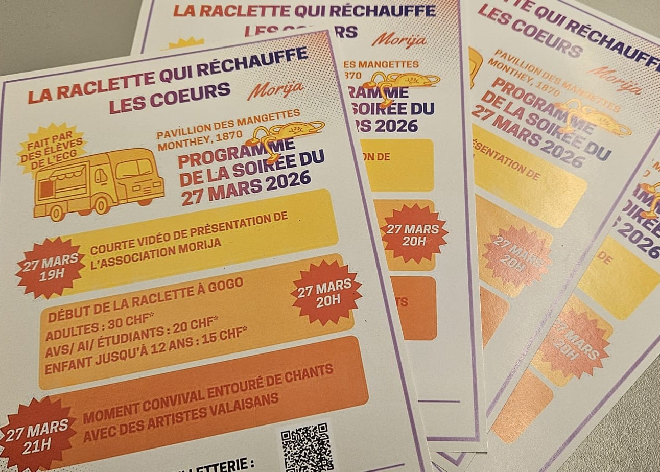 Une soirée caritative organisée par des élèves de l'ECCG de Monthey